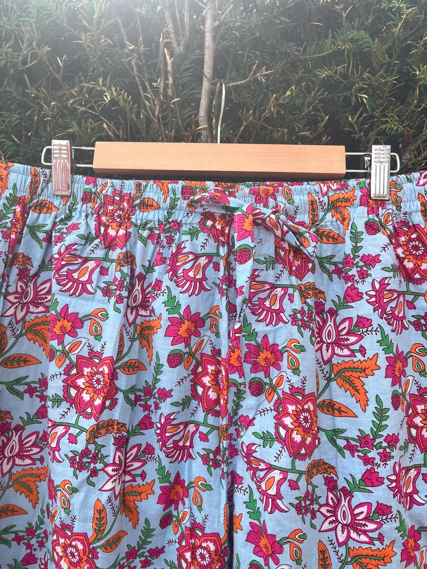 Men’s Floral Cotton Pyjama Shorts – Lightweight Lounge & Sleep Shorts