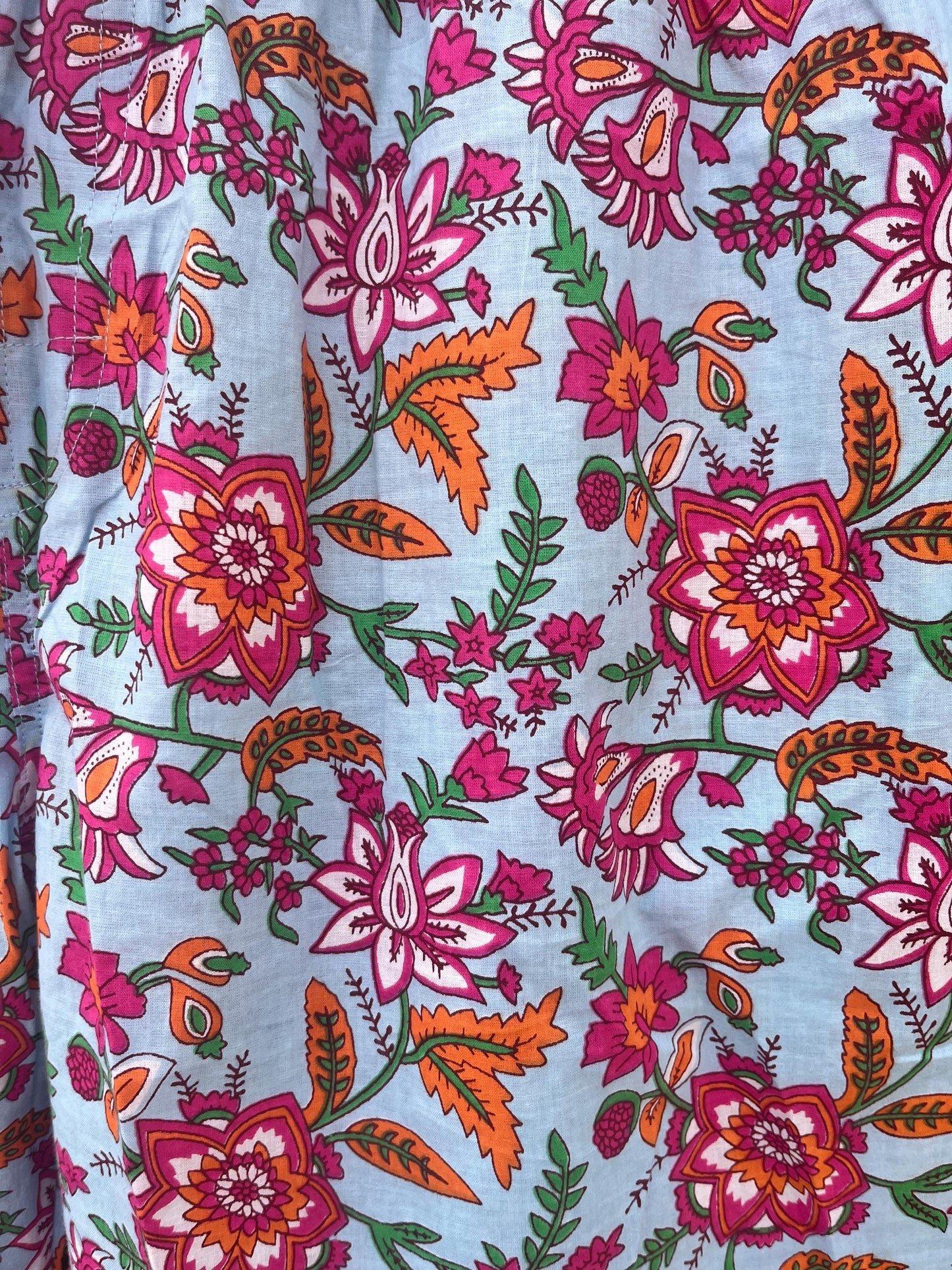 Men’s Floral Cotton Pyjama Shorts – Lightweight Lounge & Sleep Shorts