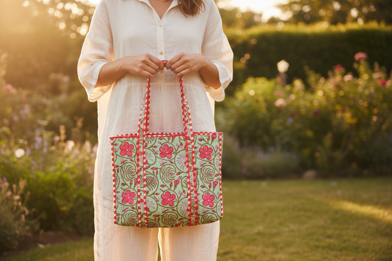 Wild Lotus Banner with Your Bag
